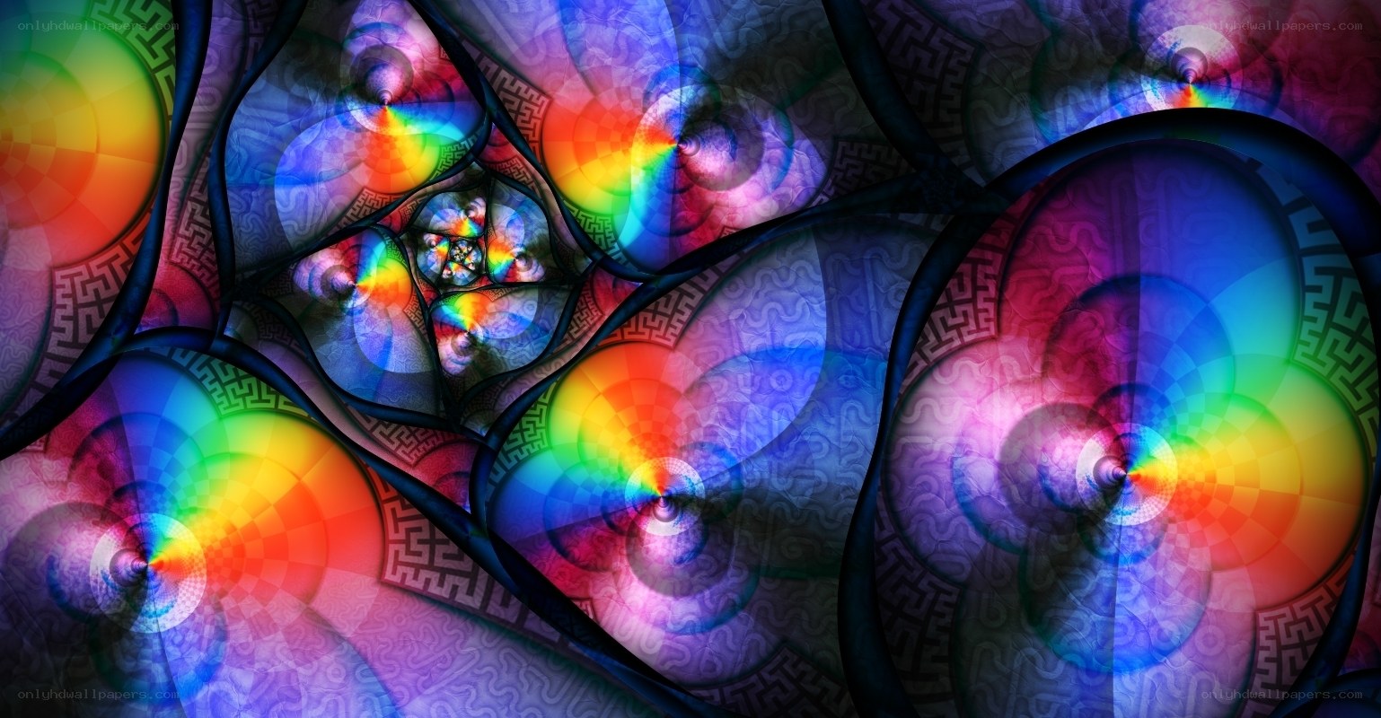 Colorful fractal patterns
