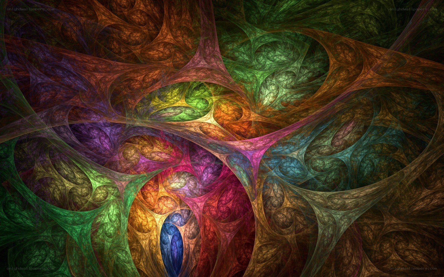 colorful fractal patterns