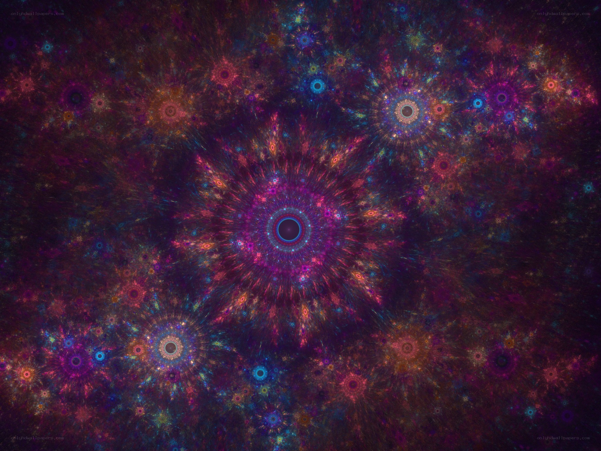 Colorful fractal patterns