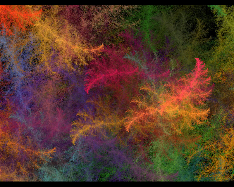 Colorful fractal patterns