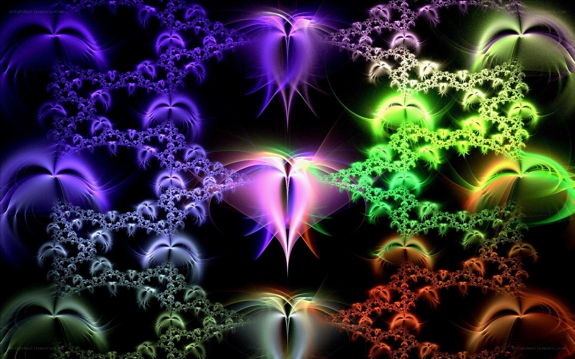 colorful fractal patterns