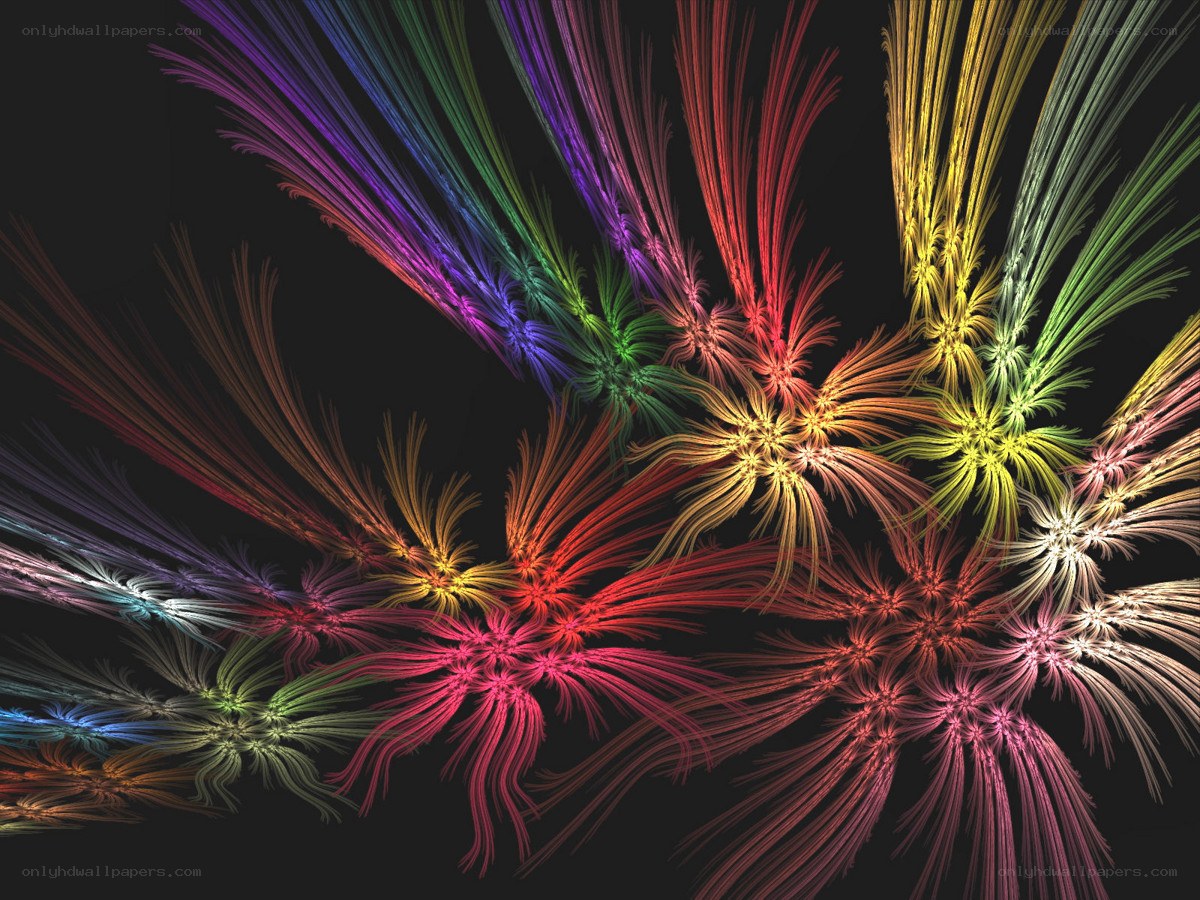 colorful fractal patterns