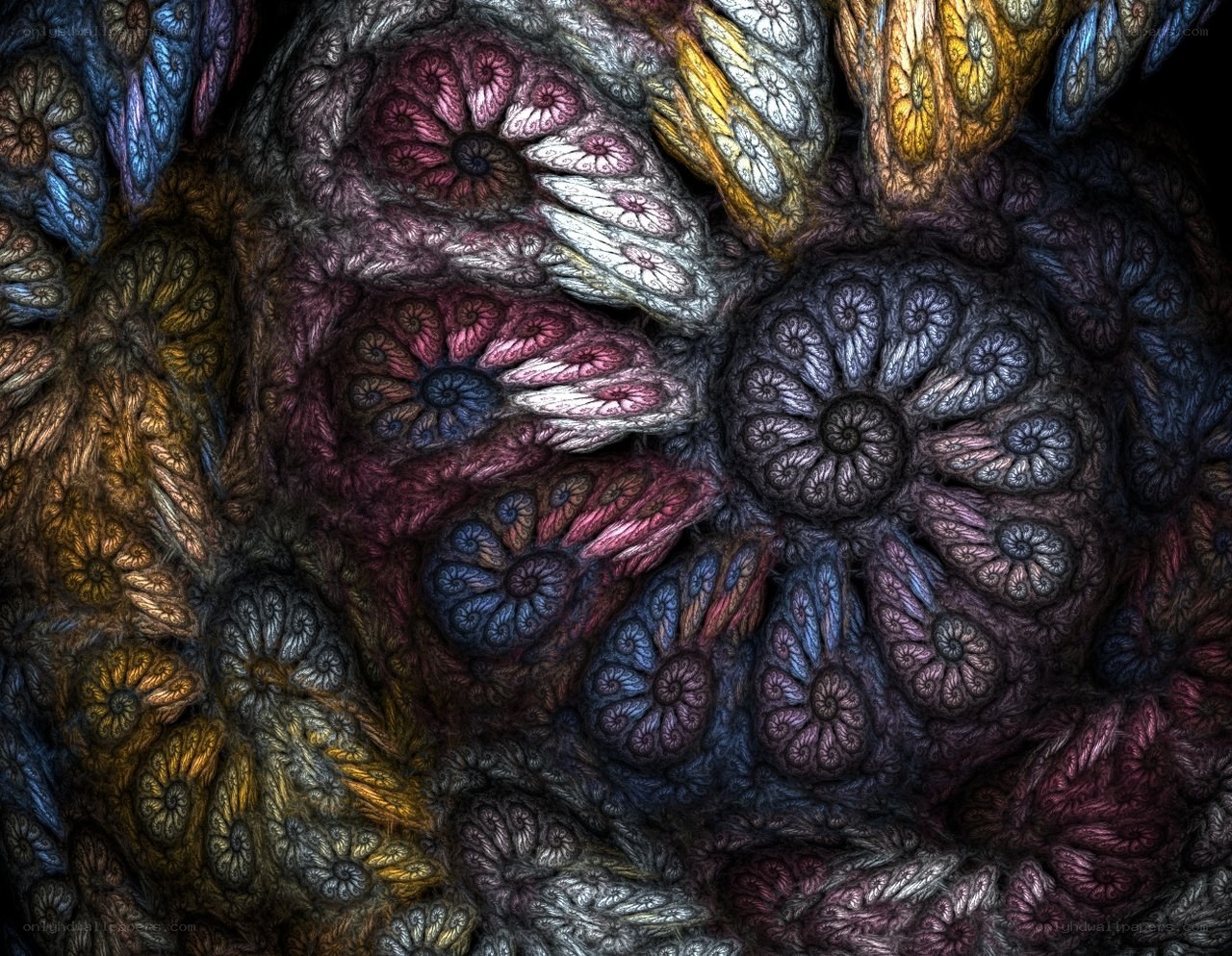 Colorful fractal patterns
