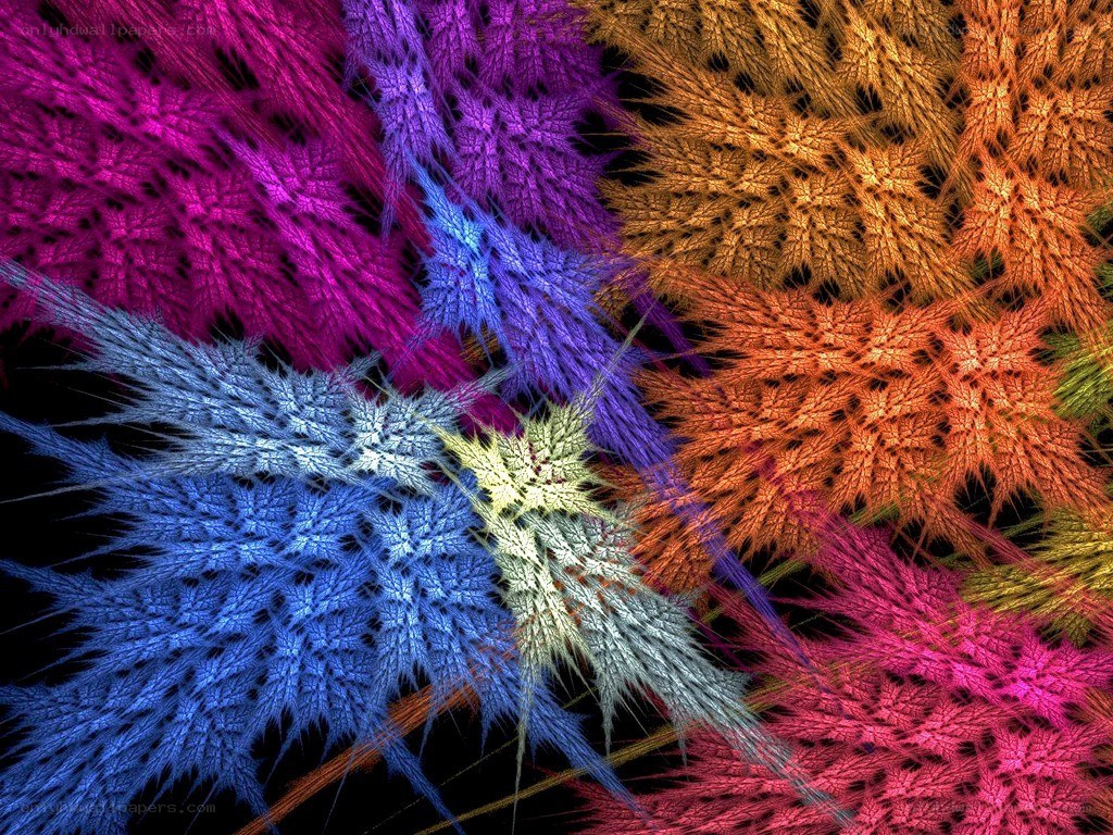 colorful fractal patterns