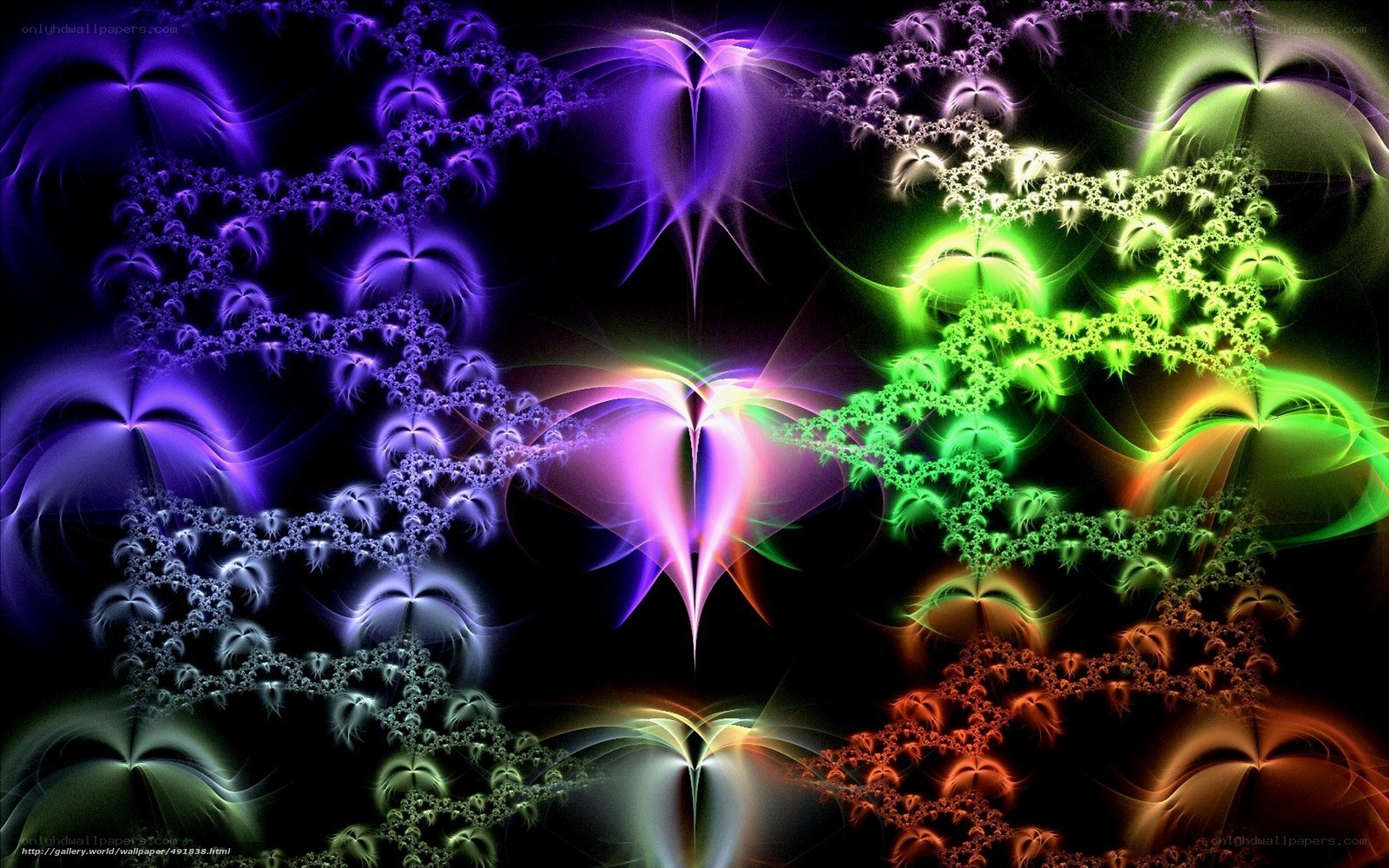 Colorful fractal patterns