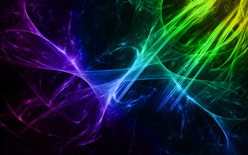 Colorful Fractal Patterns — Purple, Dynamic, Abstract, Light Streaks
