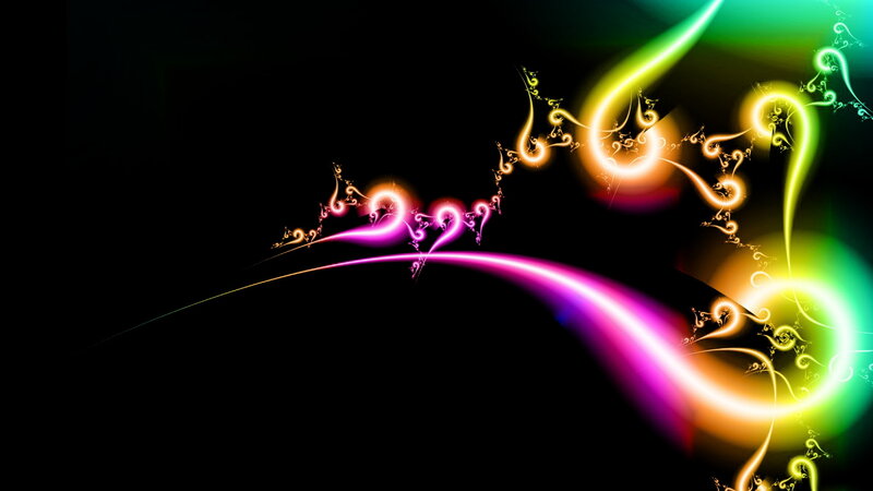 Colorful Fractal Patterns — Purple, Dynamic, Digital Art