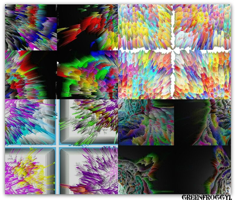 Colorful Fractal Patterns — Purple, Vibrant, Abstract, Fractals