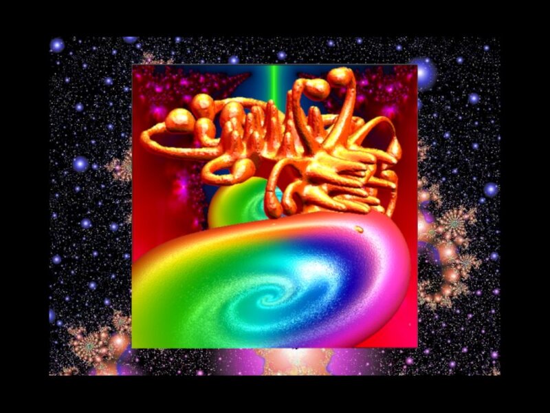 Colorful Fractal Sculpture — Rainbow, Vibrant