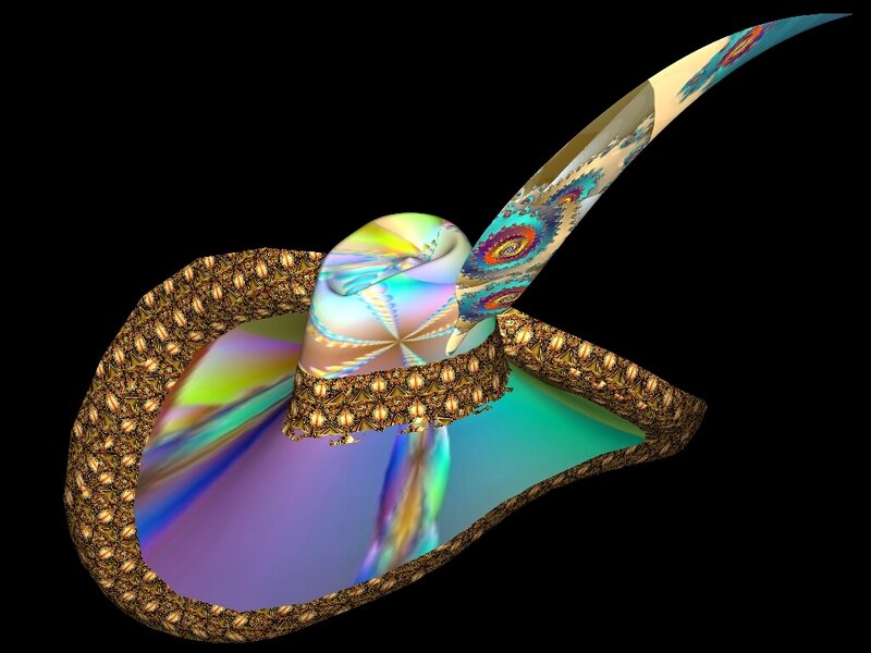colorful fractal sculpture