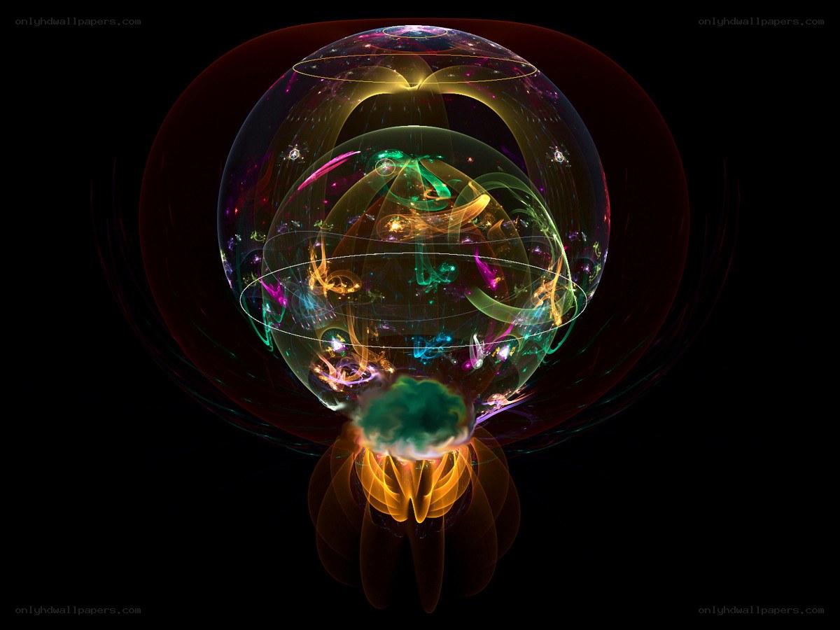 colorful fractal sphere
