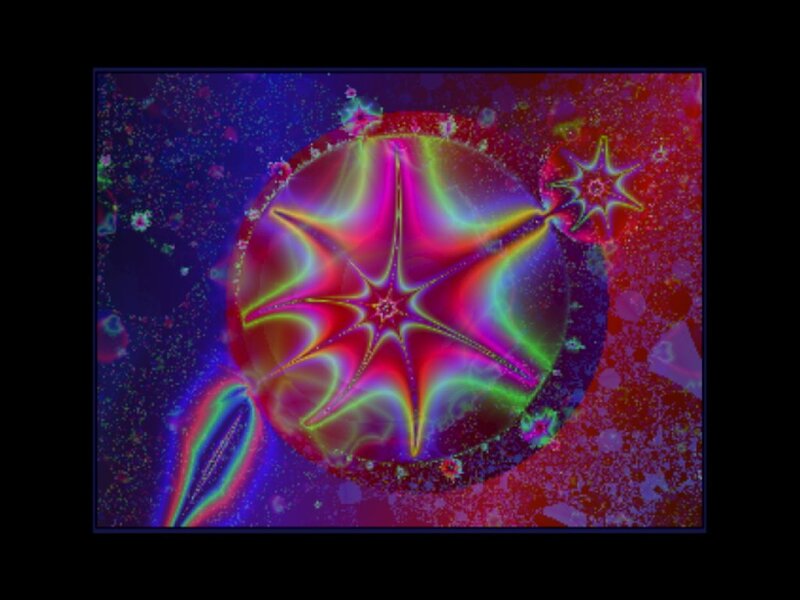 Colorful Fractal Sphere — Purple