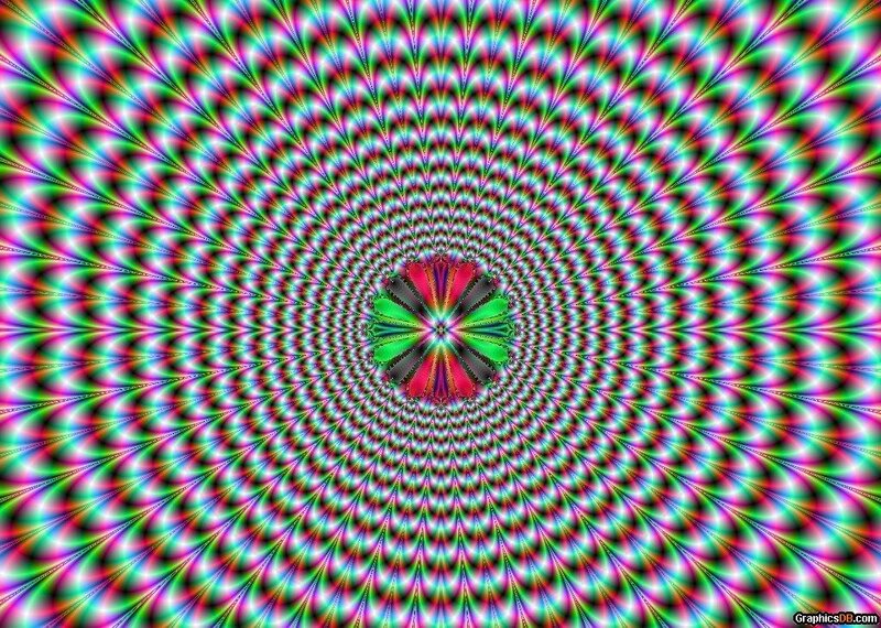 colorful fractal spiral