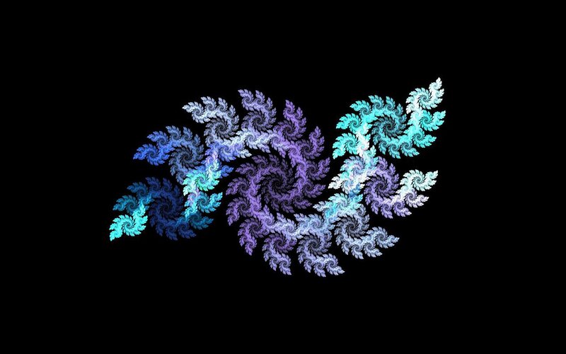 colorful fractal spiral design