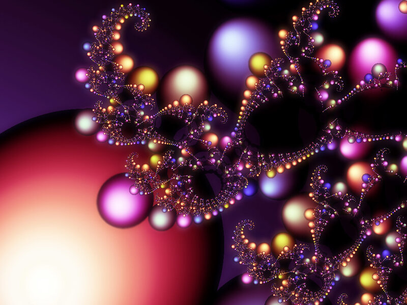 colorful fractal spiral design