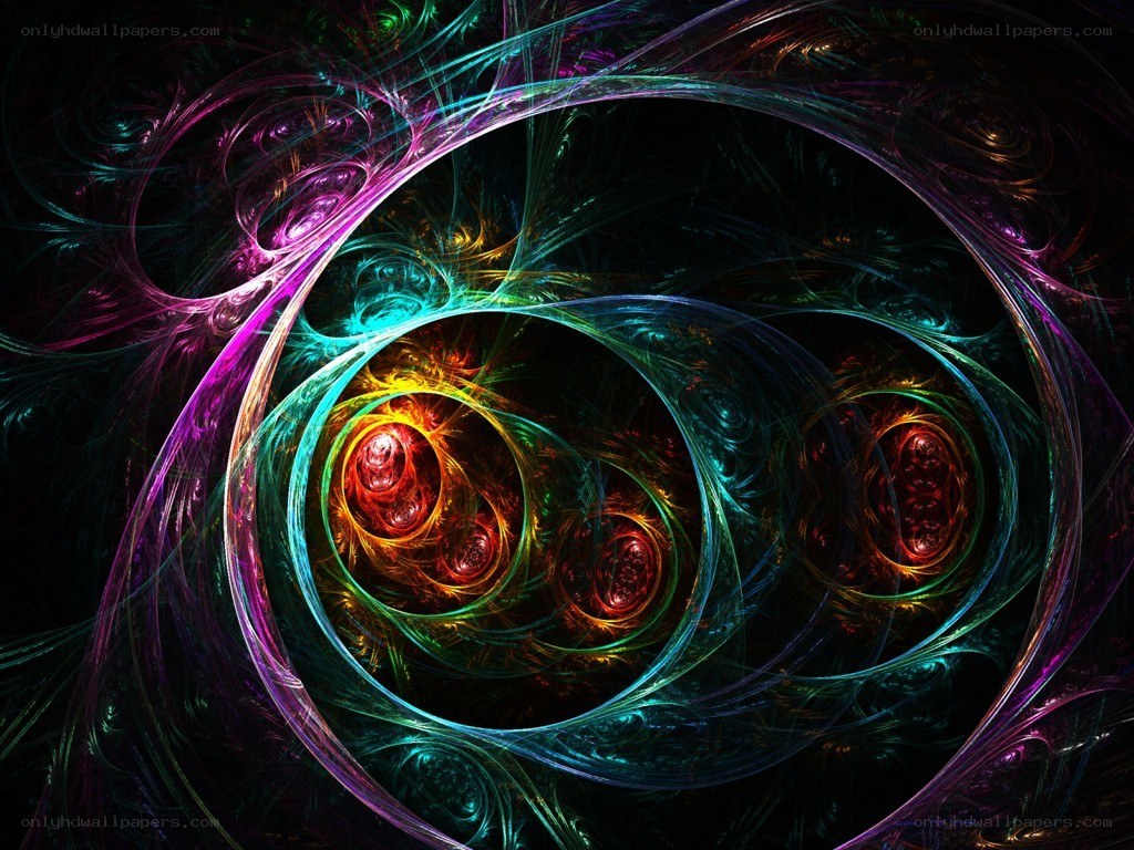 colorful fractal spiral pattern