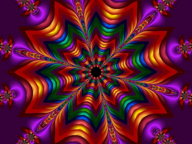 Colorful Fractal Star