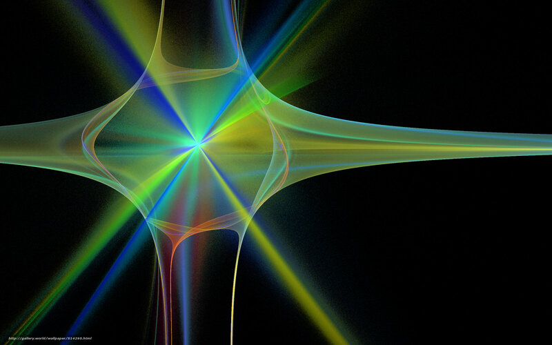 Colorful fractal starburst