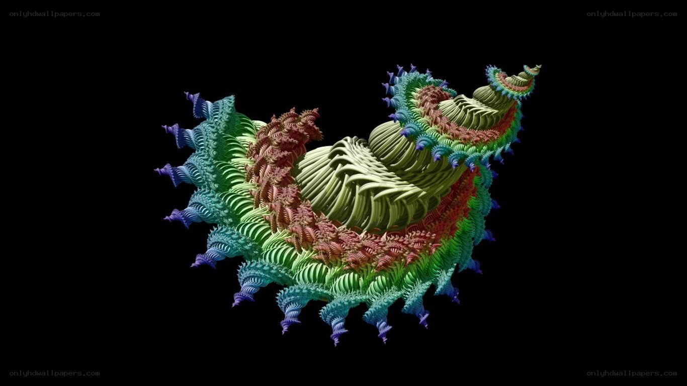 Colorful fractal structure