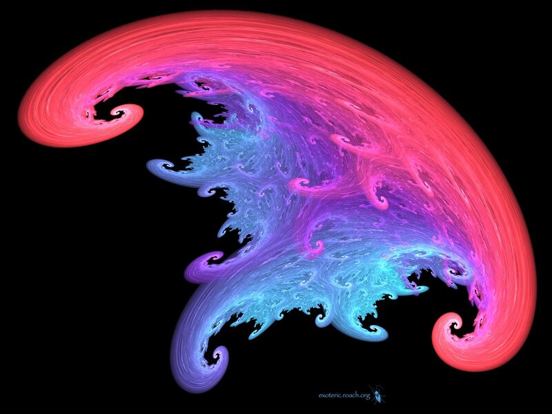 colorful fractal swirl