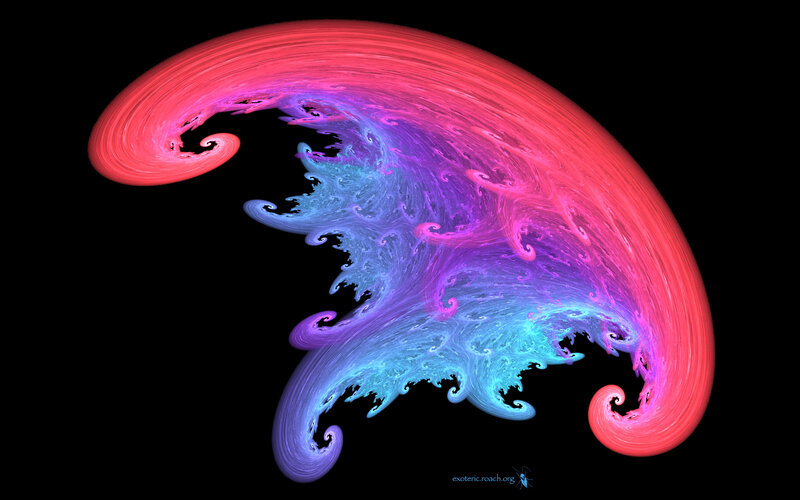 colorful fractal swirl