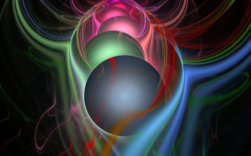 colorful fractal swirl