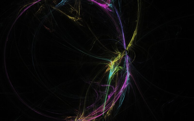 Colorful fractal swirl
