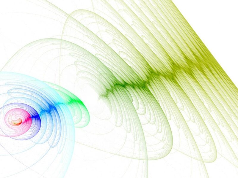 Colorful fractal swirl pattern