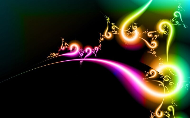 Colorful fractal swirls