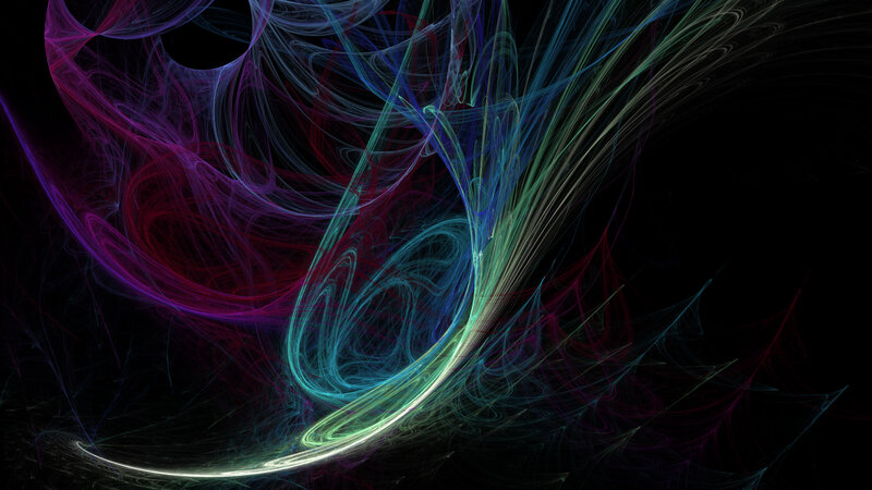 colorful fractal swirls