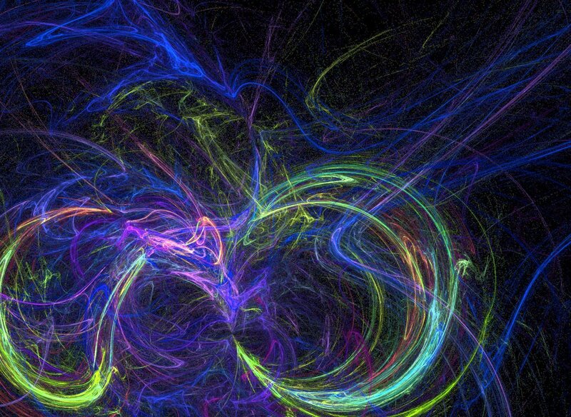 colorful fractal swirls