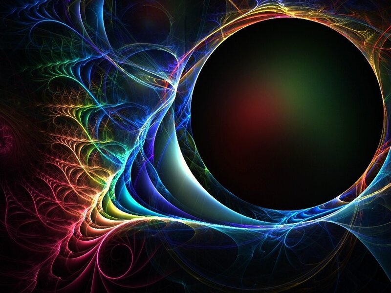 Colorful fractal swirls
