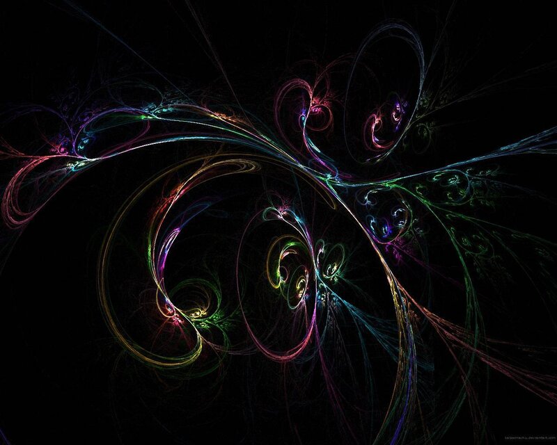colorful fractal swirls