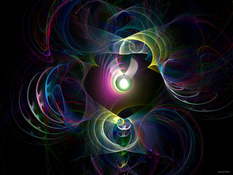 Colorful fractal swirls