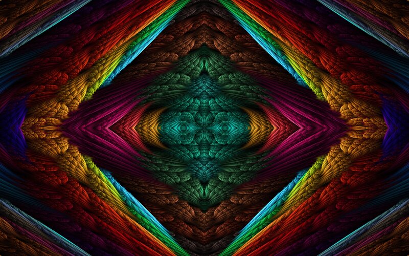 Colorful fractal symmetry