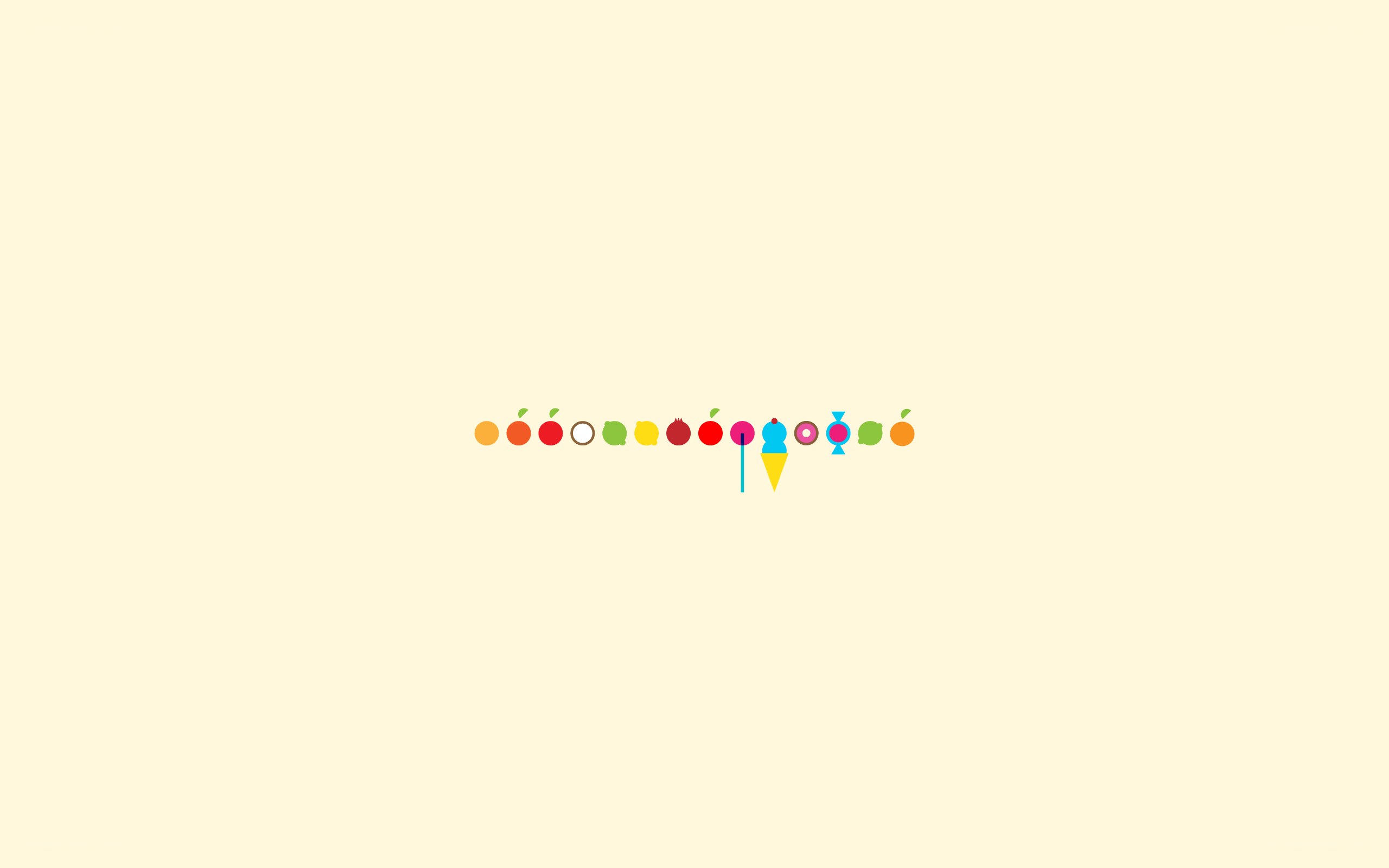 colorful fruit icons