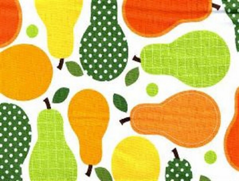 Colorful Fruit Pattern — Green