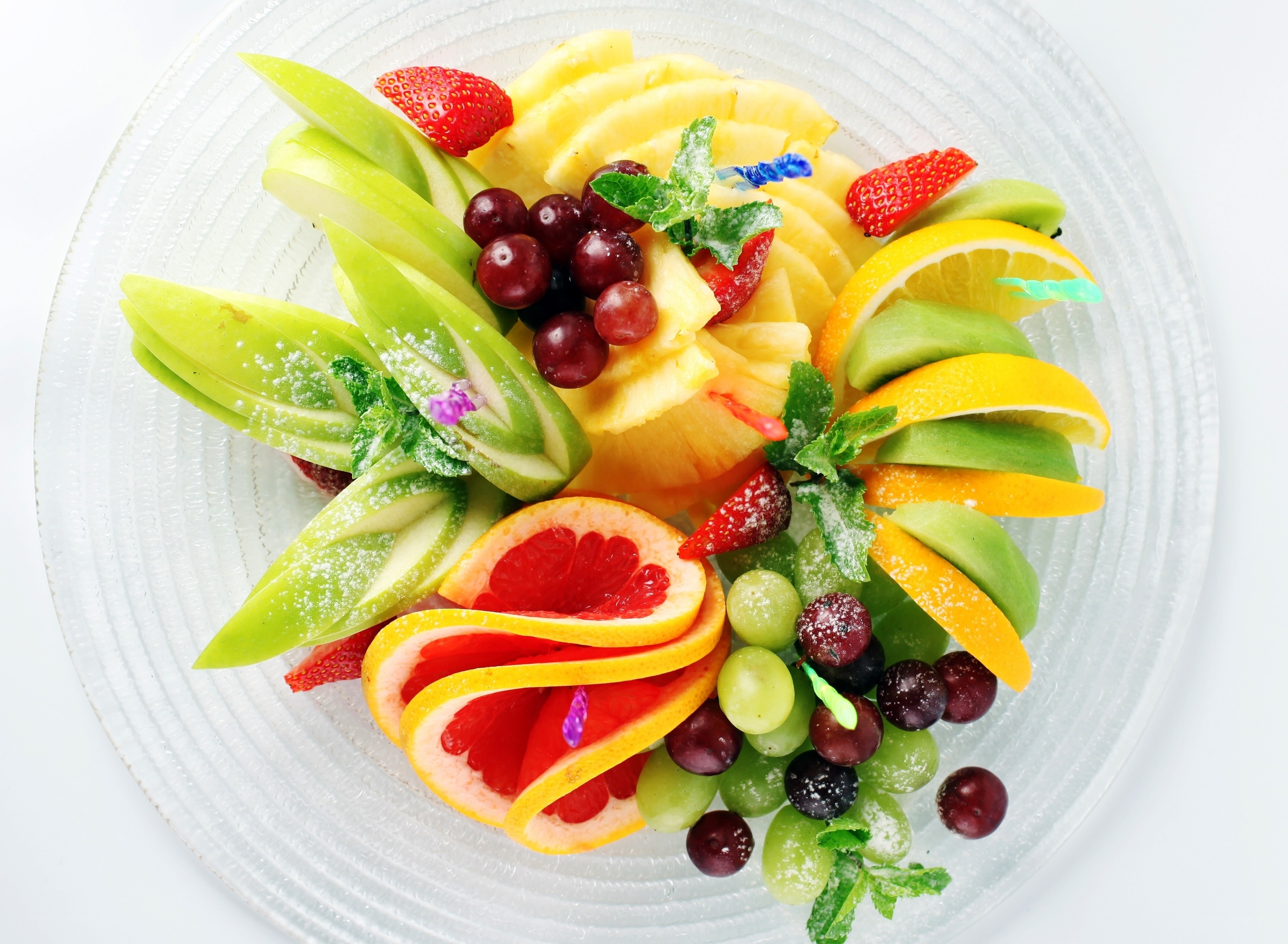 colorful fruit platter