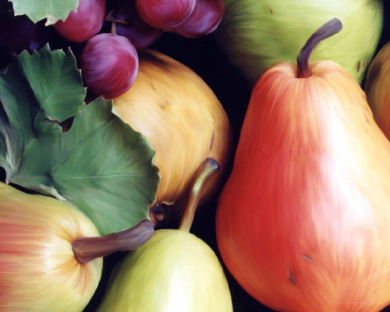 Colorful fruit still life