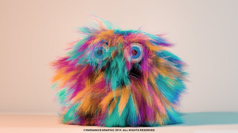 Colorful Furry Creature