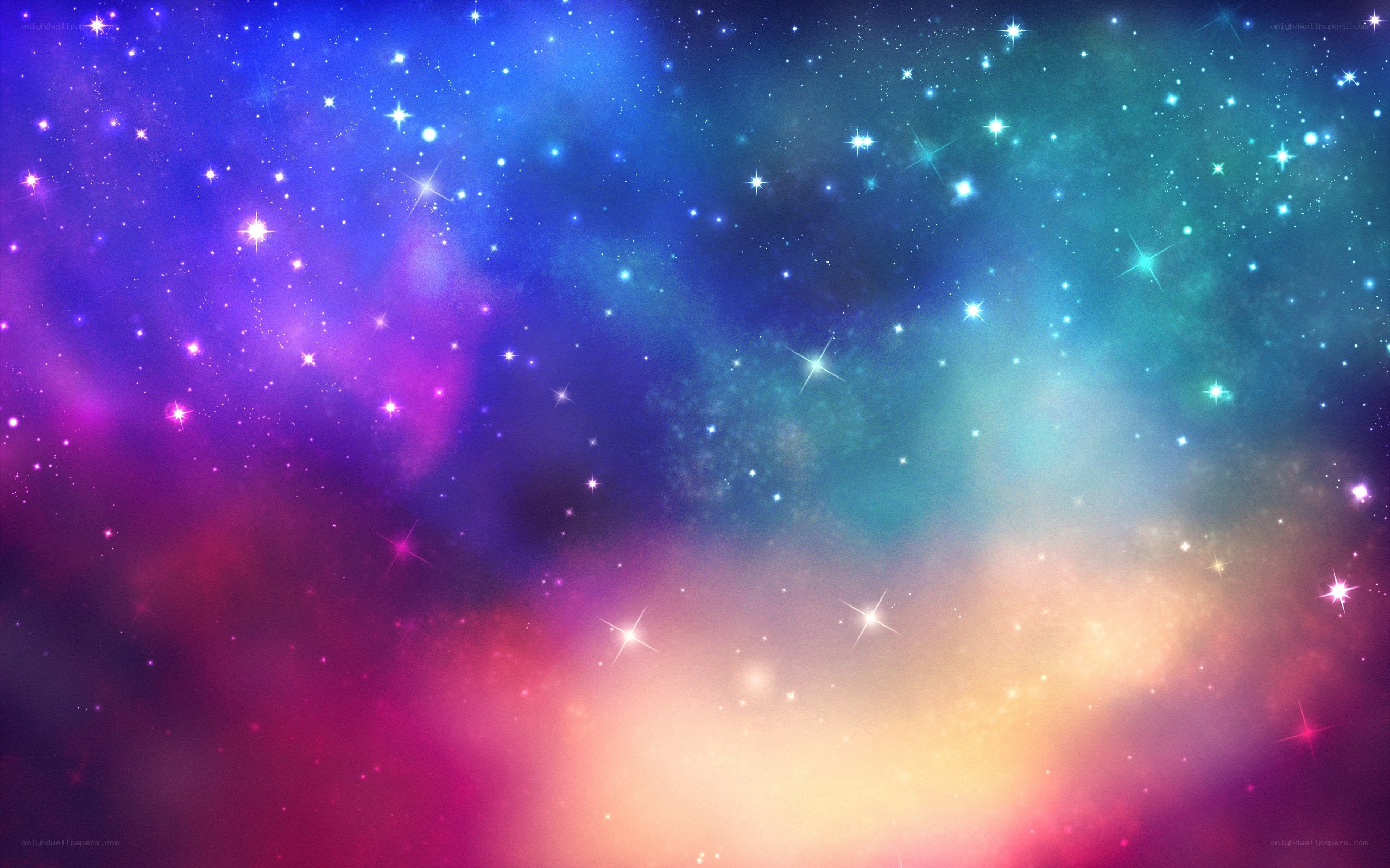 colorful galaxy background