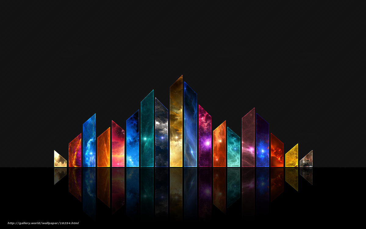 Colorful galaxy sound waves