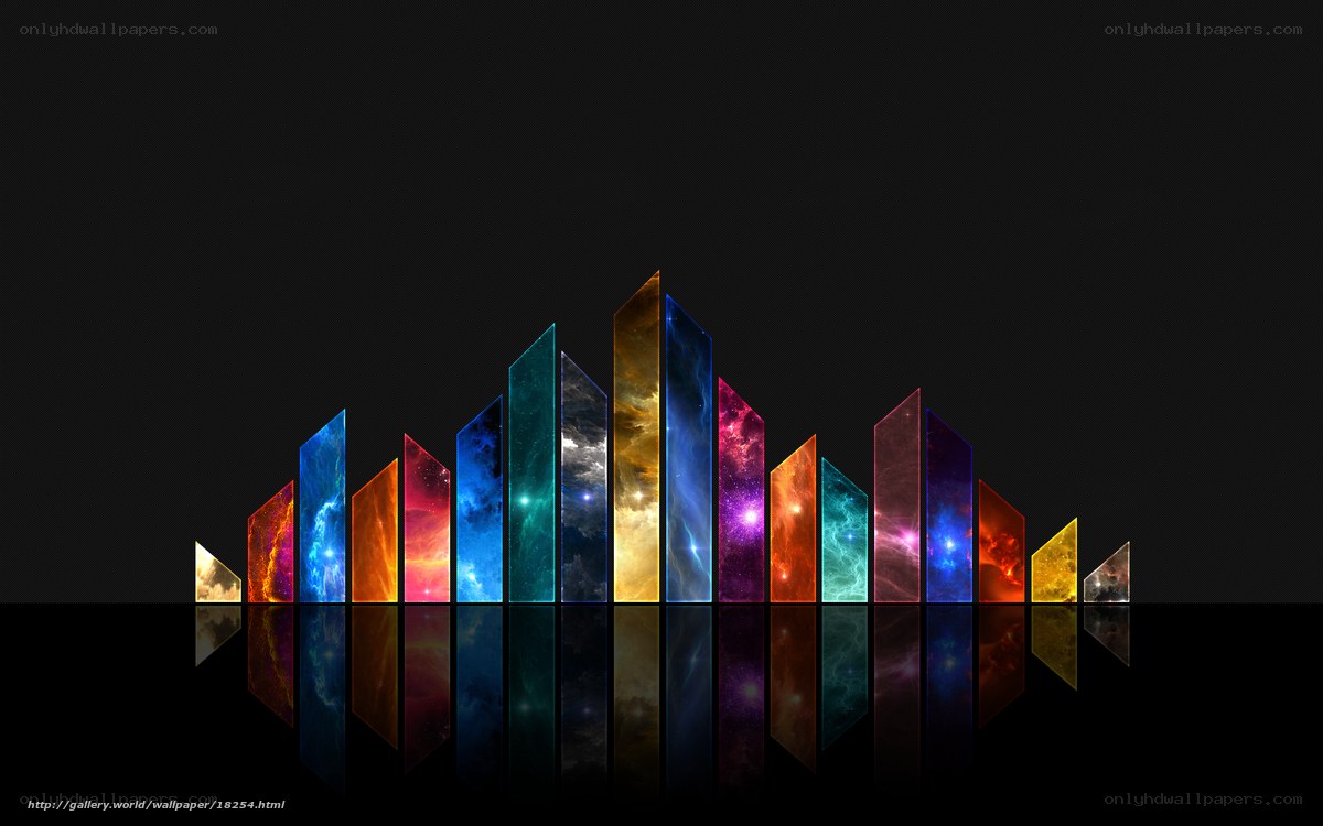 Colorful galaxy sound waves