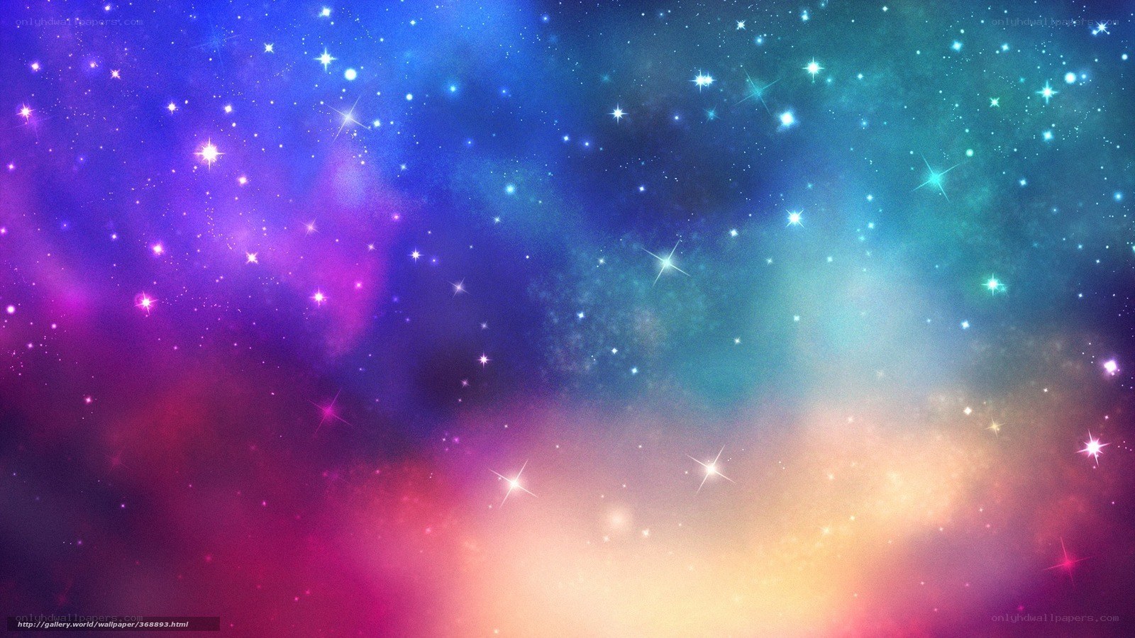 colorful galaxy wallpaper