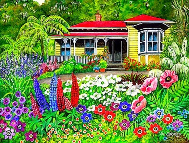 Colorful Garden House