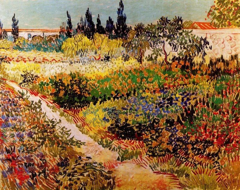 Colorful Garden Landscape — Yellow