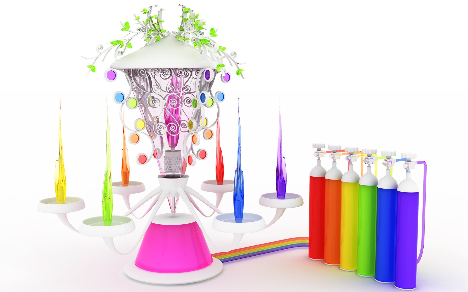 colorful gas lamp design