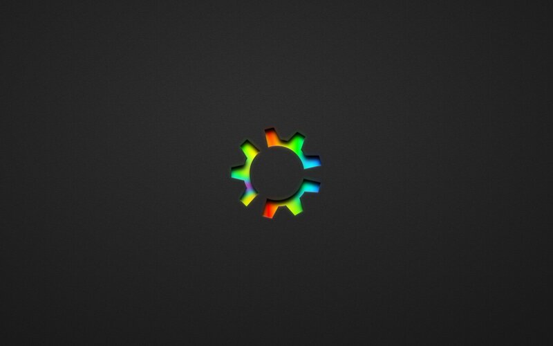 Colorful Gear Icon