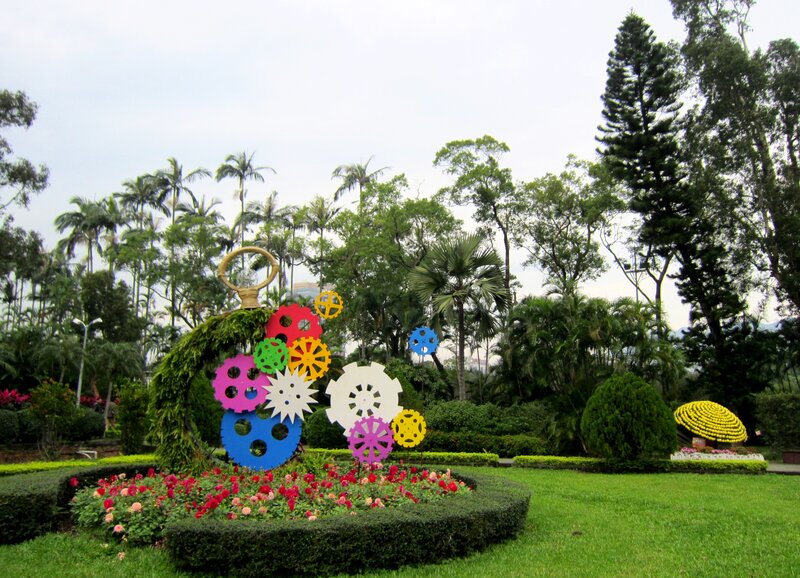 Colorful Gear Sculpture