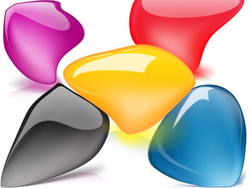 Colorful Gel-like Shapes